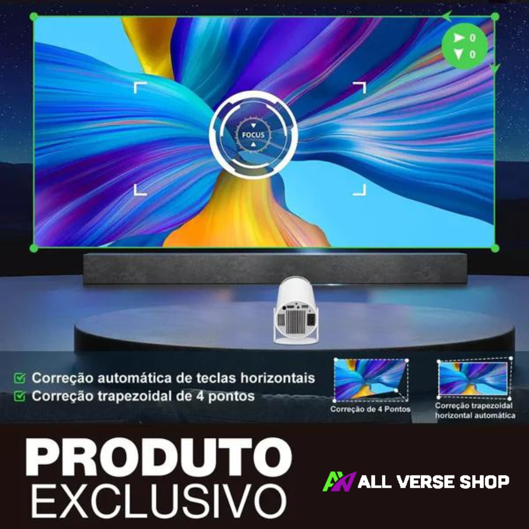 Projetor Portátil 4K Verse - ORIGINAL