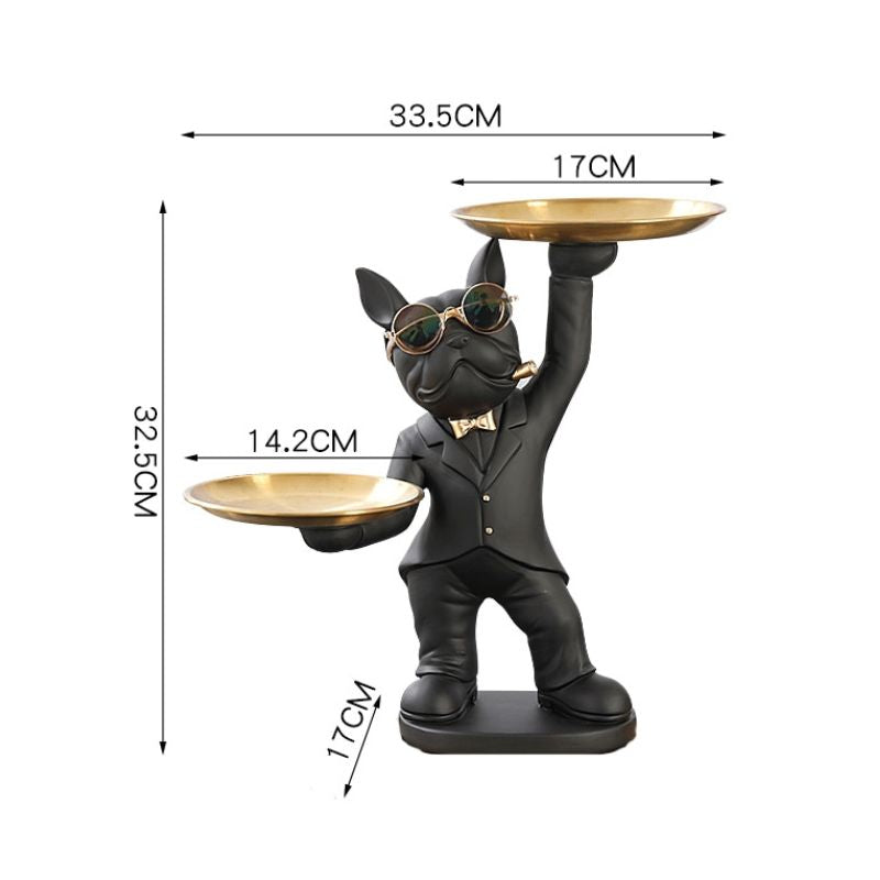 Estátua Bulldog Porta-Objetos - Verse