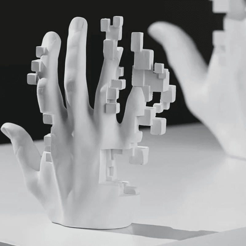 Decoração de Sala Resina Estátua de Mão Artística - Verse