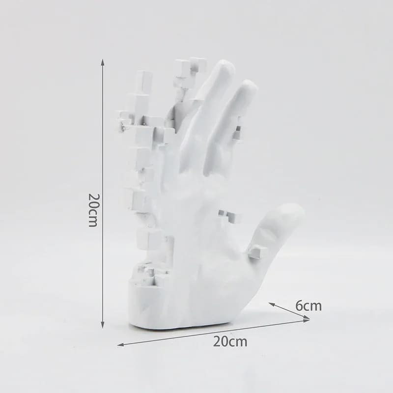 Decoração de Sala Resina Estátua de Mão Artística - Verse