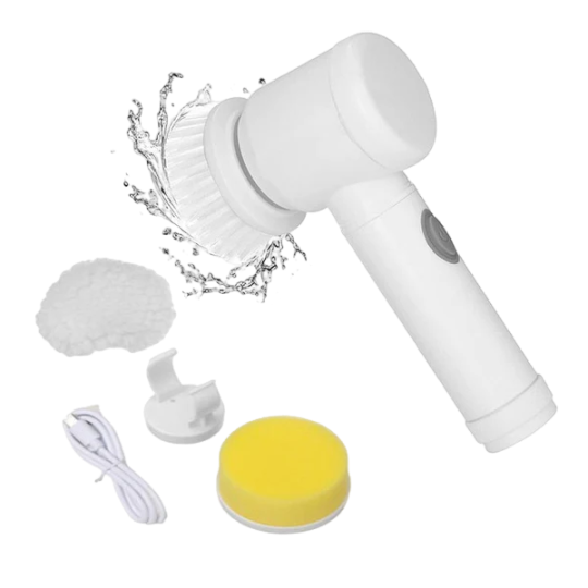 Escova Elétrica Multifuncional Verse™ - Limpeza Rápida (Suporte de Brinde)