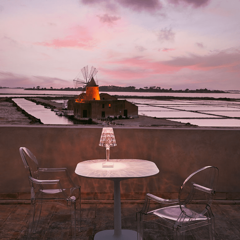 Luminária de Mesa LED Diamante USB 3 em 1 Sem Fio - Verse