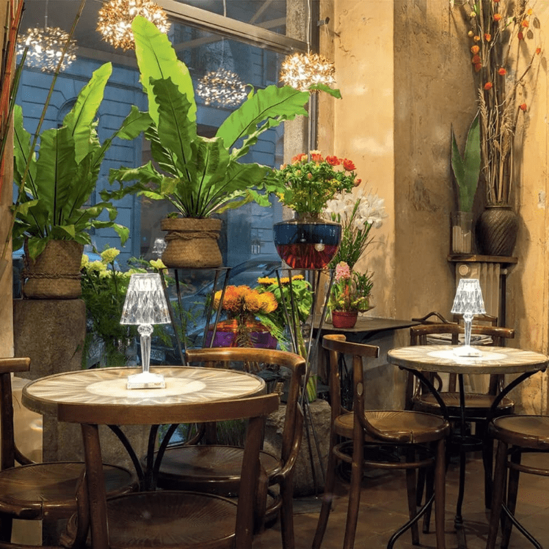 Luminária de Mesa LED Diamante USB 3 em 1 Sem Fio - Verse