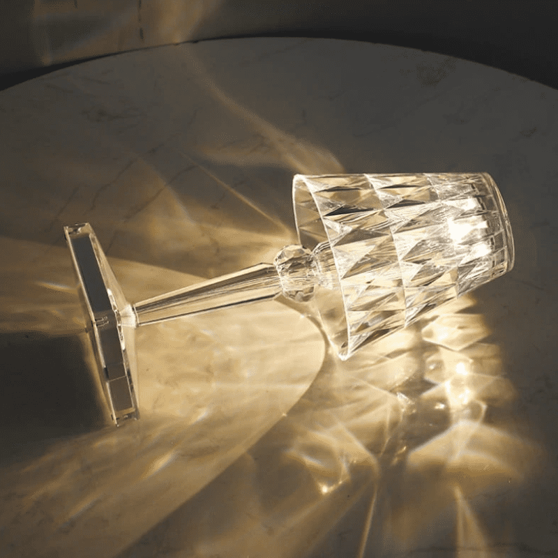 Luminária de Mesa LED Diamante USB 3 em 1 Sem Fio - Verse