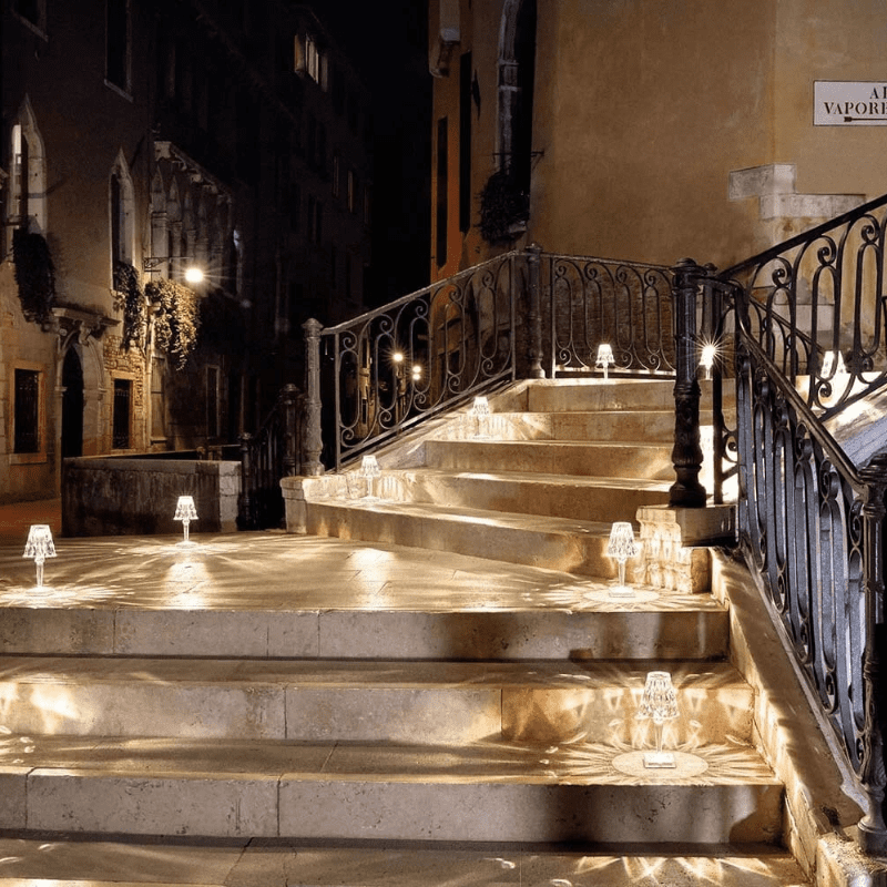 Luminária de Mesa LED Diamante USB 3 em 1 Sem Fio - Verse