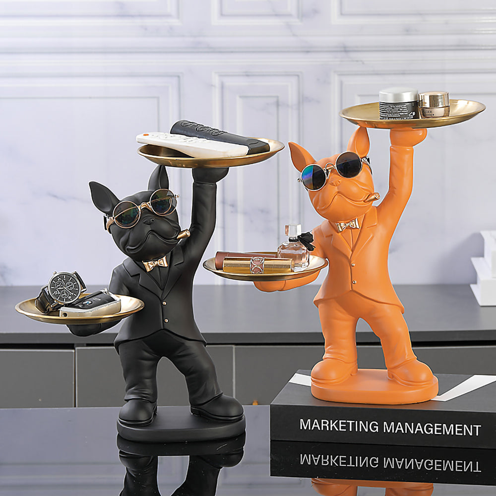 Estátua Bulldog Porta-Objetos - Verse