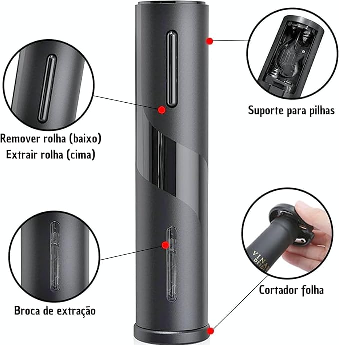 Abridor de Vinhos Elétrico Verse™