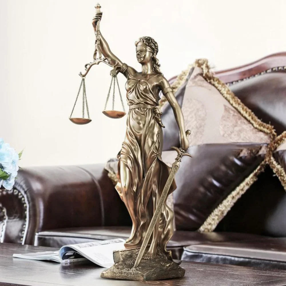 Escultura Themis Deusa da Justiça - Verse
