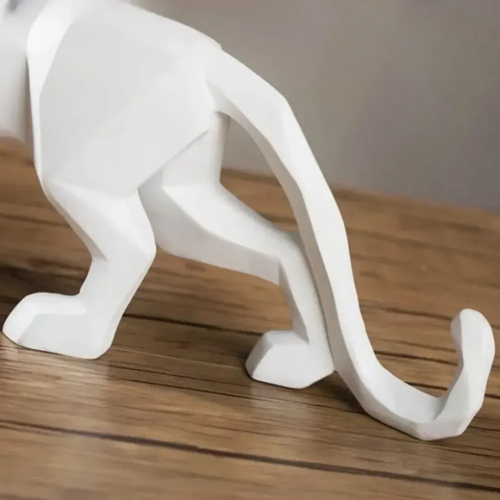 Estátua de Leopardo em Resina - Verse