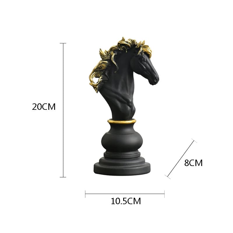 Escultura Peças de Xadrez 3 Peças - Verse