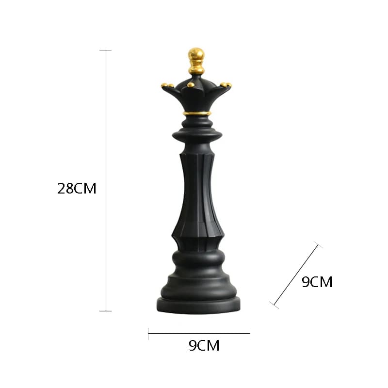 Escultura Peças de Xadrez 3 Peças - Verse
