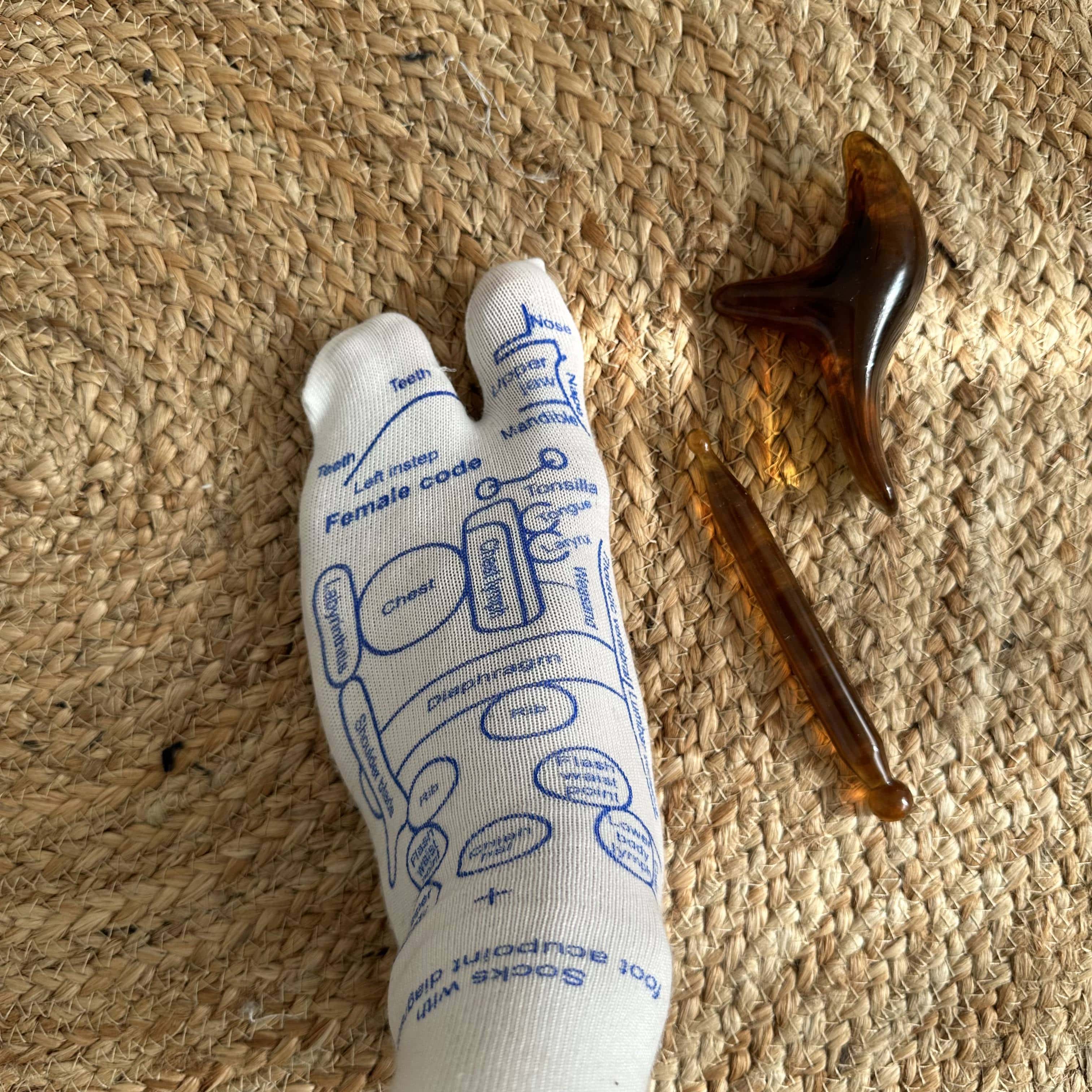 (Compre 1 e Leve 2) Meias AcuSocks™ + Bastões Japoneses (GRÁTIS)