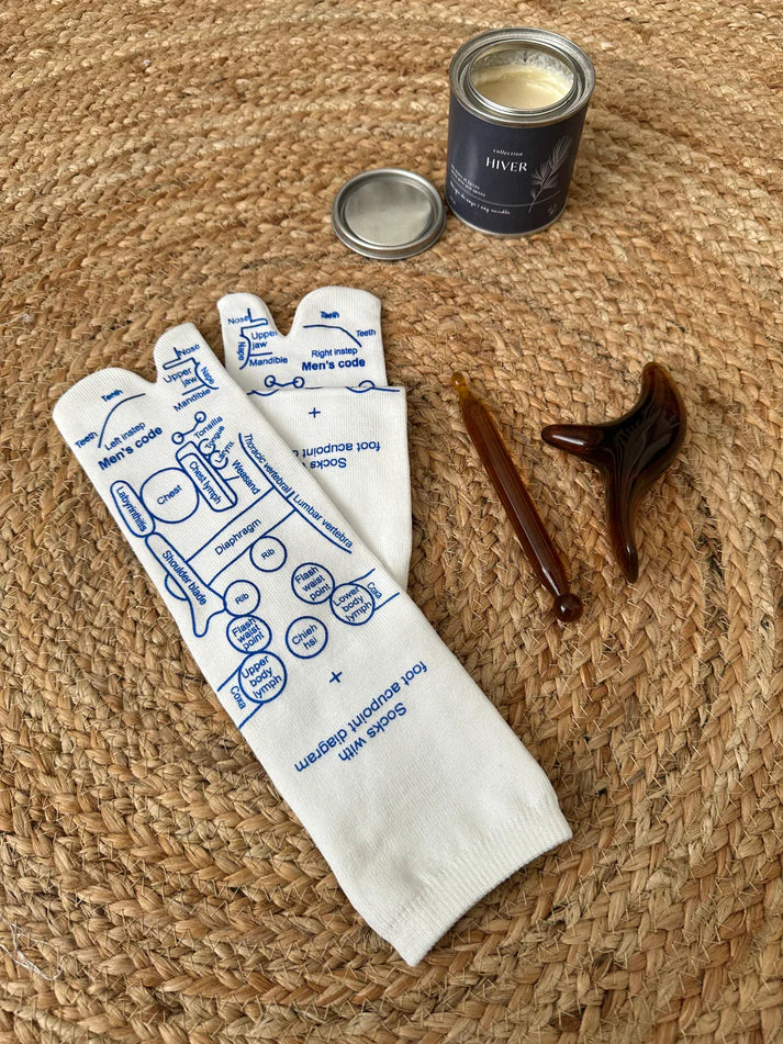 (Compre 1 e Leve 2) Meias AcuSocks™ + Bastões Japoneses (GRÁTIS)