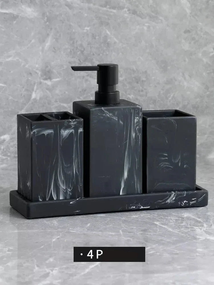 Kit Para Banheiro de Mármore - Verse