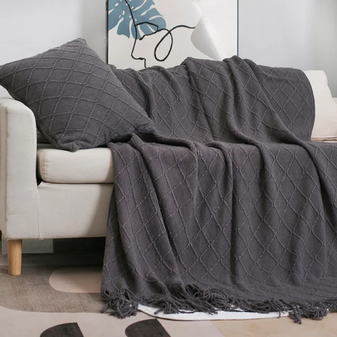 Manta Nórdica Premium para Sofá ou Cama - Verse