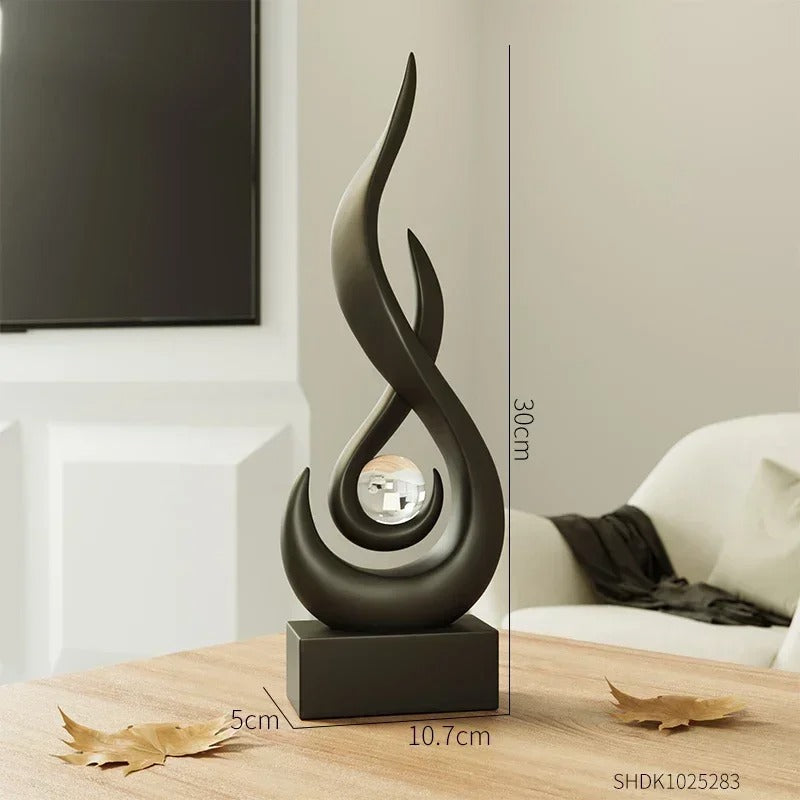 Escultura Abstrata em Cerâmica - Verse