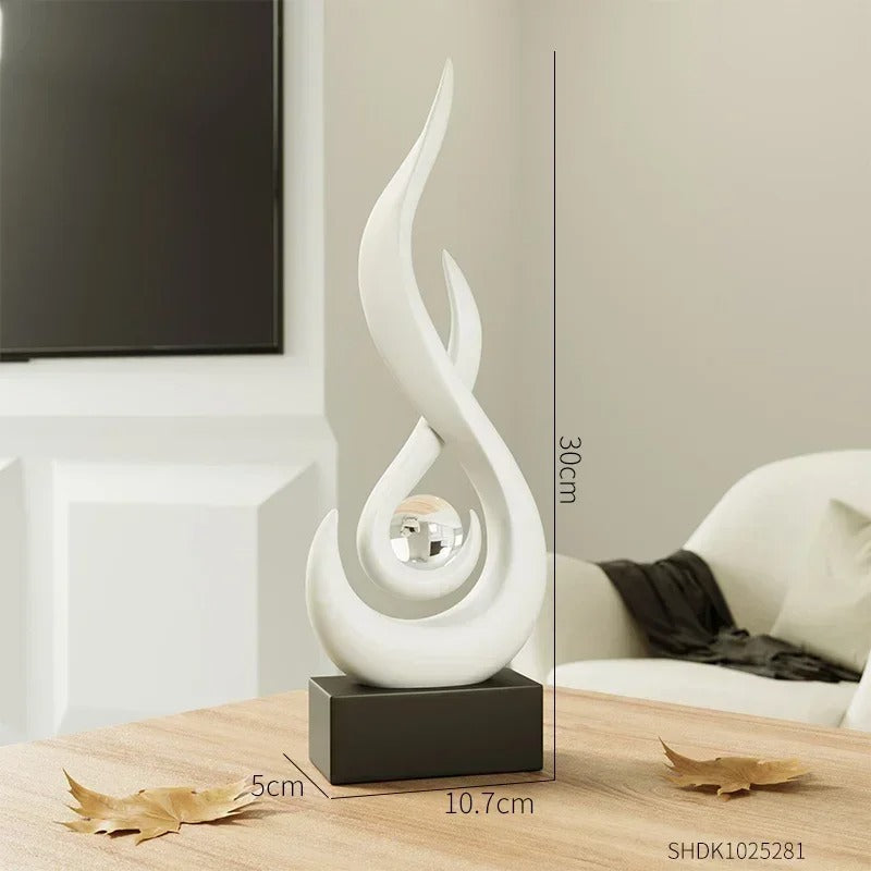Escultura Abstrata em Cerâmica - Verse