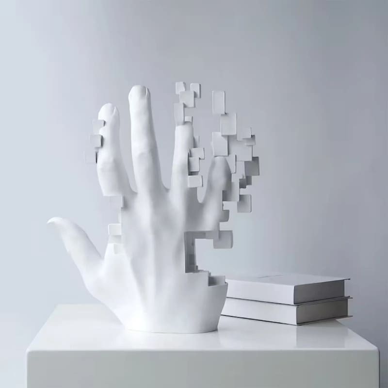 Decoração de Sala Resina Estátua de Mão Artística - Verse