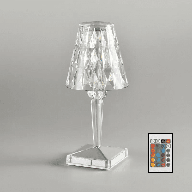 Luminária de Mesa LED Diamante USB 3 em 1 Sem Fio - Verse