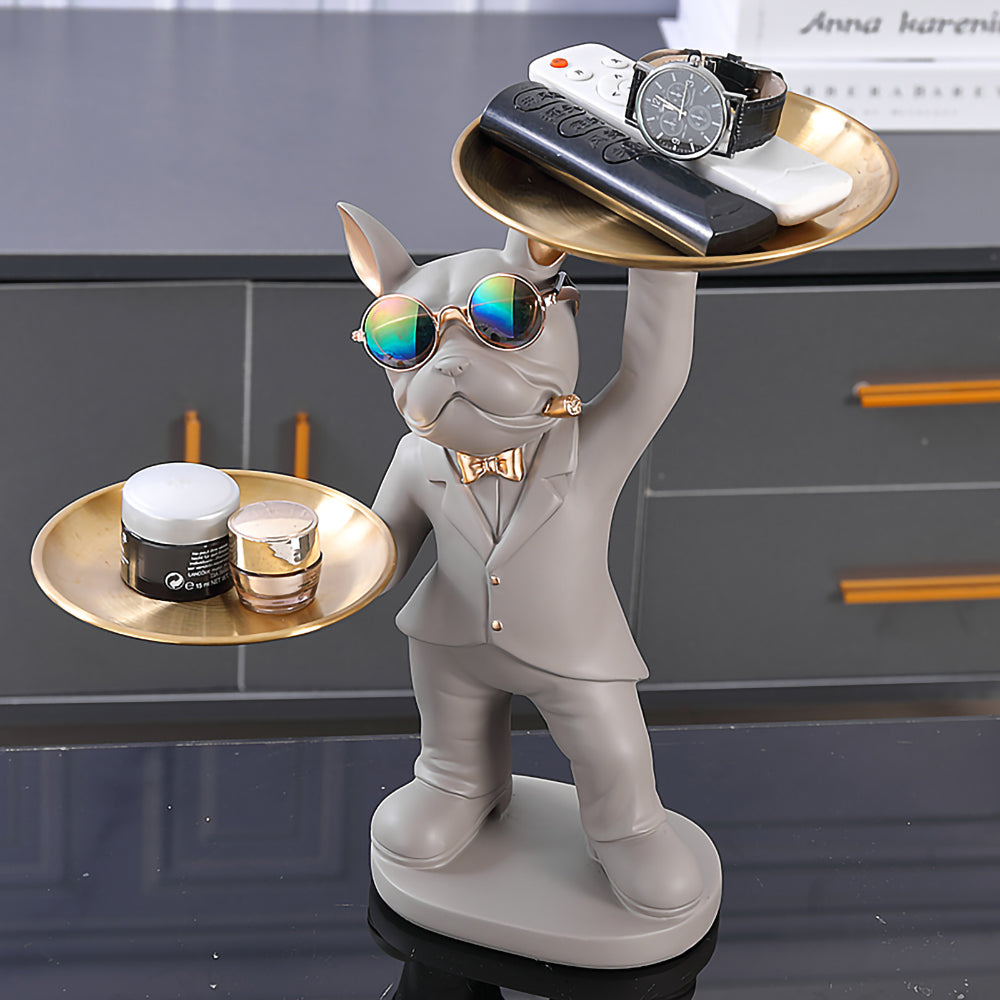 Estátua Bulldog Porta-Objetos - Verse