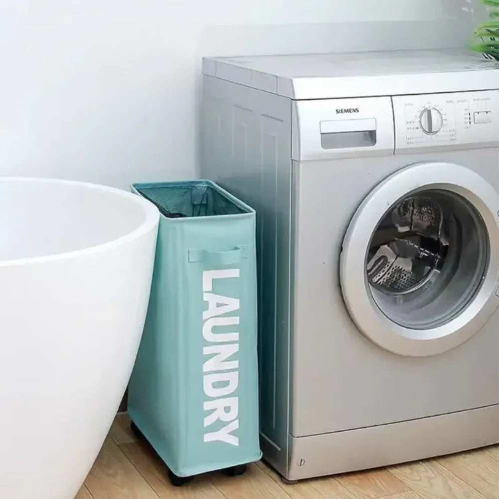 Cesto Organizador de Roupas Suja com Rodas - Verse