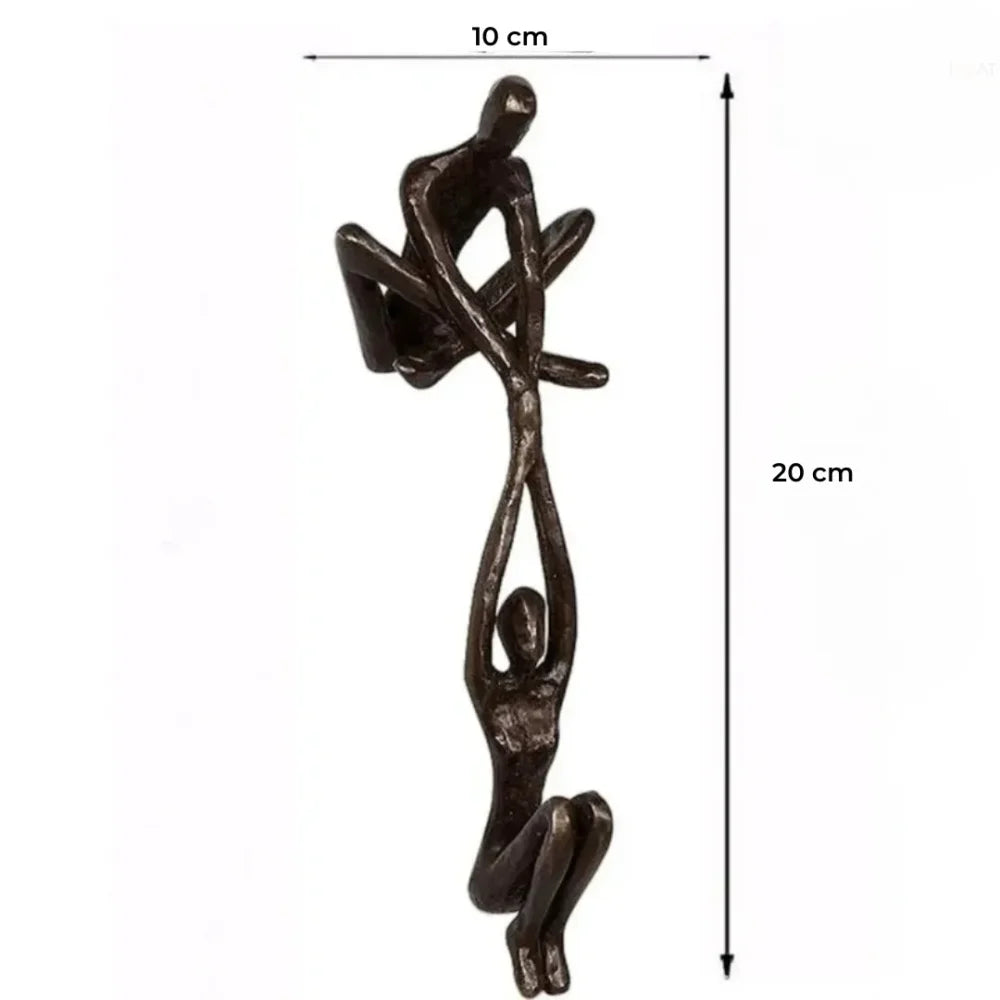 Escultura Homem e Mulher em Resina - Verse
