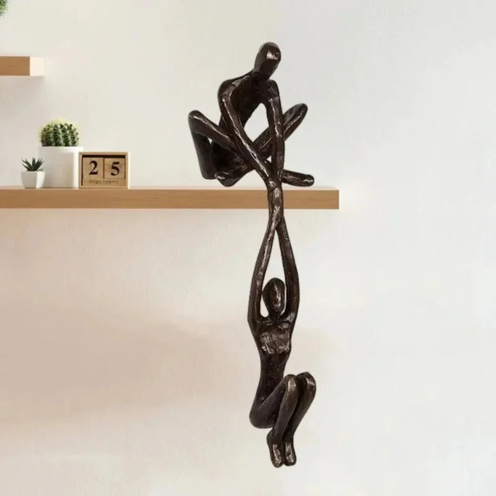 Escultura Homem e Mulher em Resina - Verse