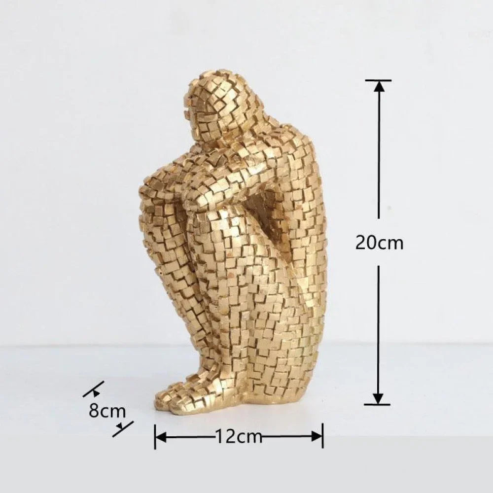 Escultura Homem Pensador - Verse