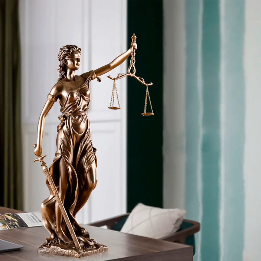 Escultura Themis Deusa da Justiça - Verse
