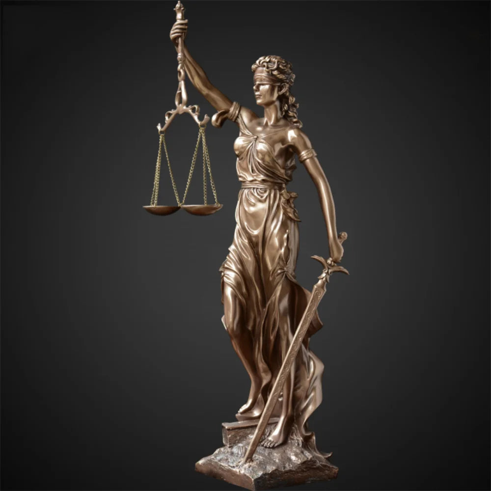 Escultura Themis Deusa da Justiça - Verse