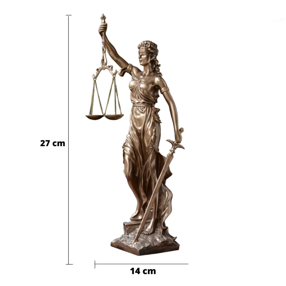 Escultura Themis Deusa da Justiça - Verse
